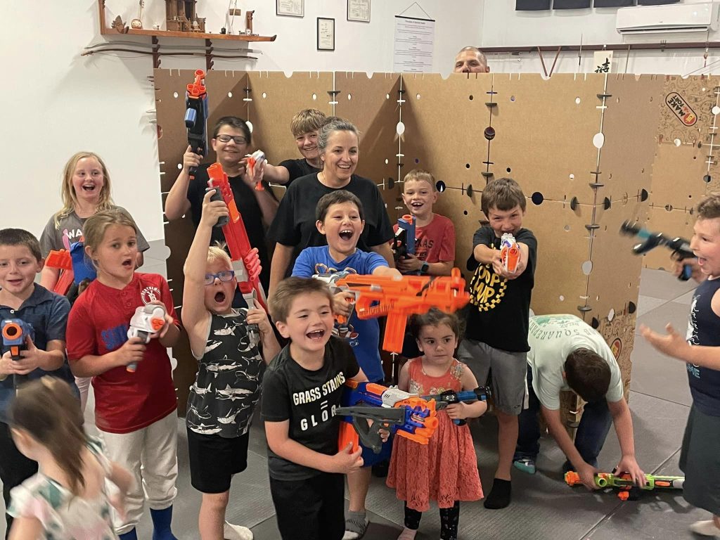 Nerf Night Out, Kids Night Out at Shin Gan Dojo and Urban Defense Academy in Liberty Hill, Texas 78642