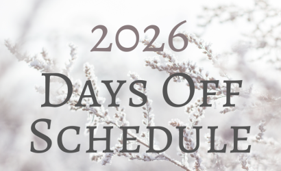 2026 Days off Schedule