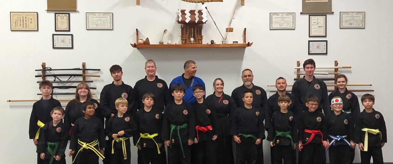 Students and instructors at Shin Gan Dojo martial arts in Liberty Hill, TX. November 2025